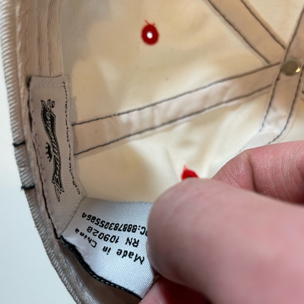 Budweiser Hat, Adjustable, Vintage Embroidered Be… - image 6